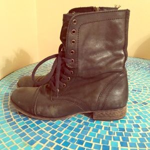 Steve Madden combat boots