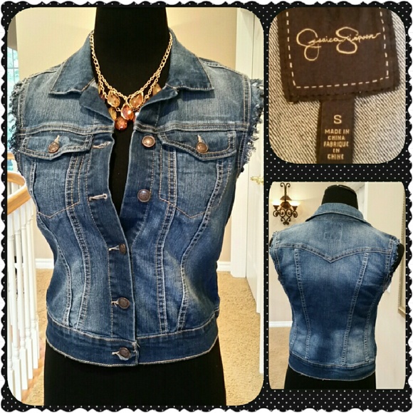 Jessica Simpson Jackets & Blazers - Denim Vest by Jessica Simpson