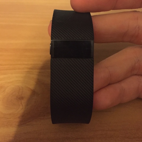 Black Fitbit Charge.