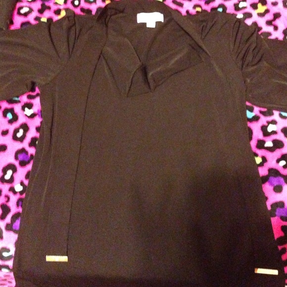 Michael Kors black semi formal top