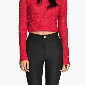 H&M black disco pants 🎆