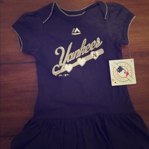NY Yankees Toddler Girl Dress
