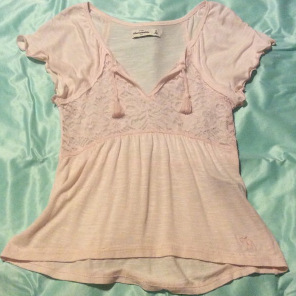 Abercrombie Pastel Pink top