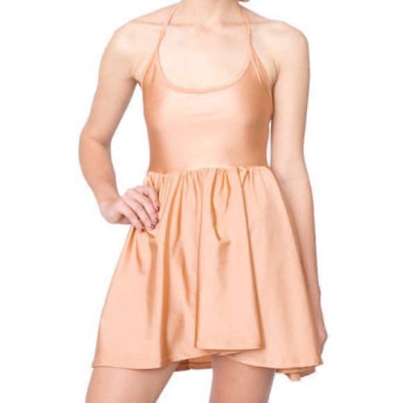 American apparel nylon tricott figure skater dress