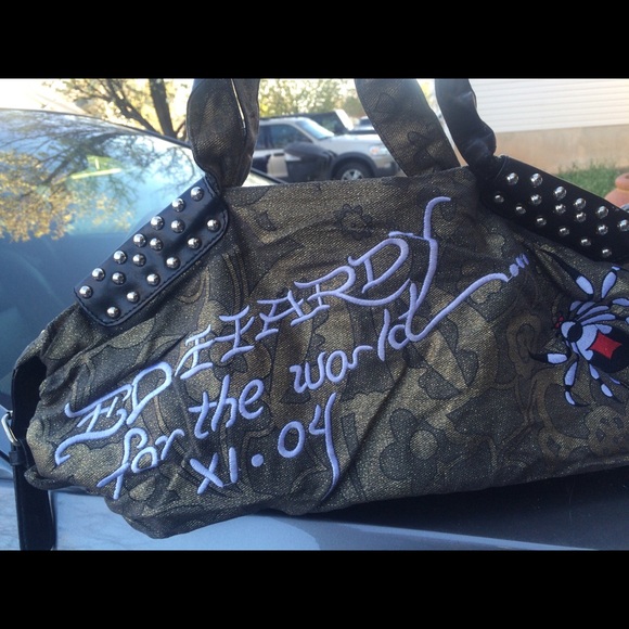 Real ED Hardy shoulder bag
