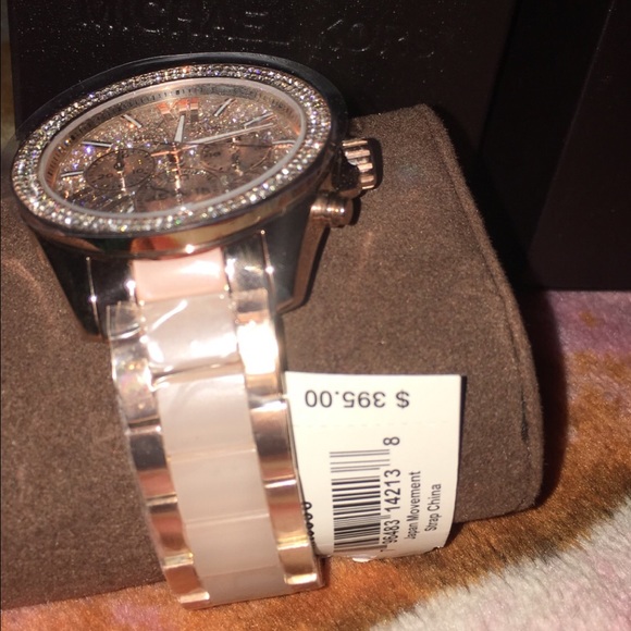 michael kors crystal pave wren watch - Picture 2 of 3