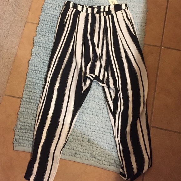 Never used striped pants.