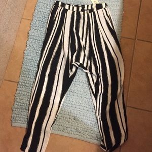 Never used striped pants.