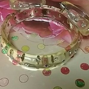SALE ❤Lucite Bangle Bracelet