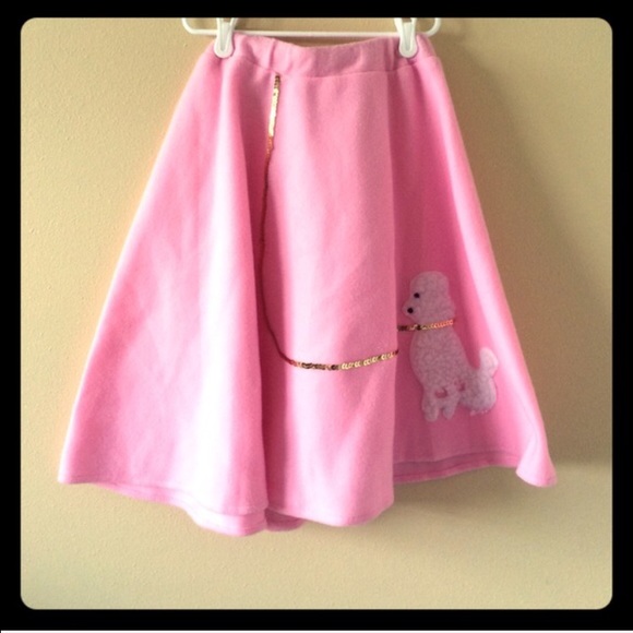 vintage 50's poodle circle skirt
