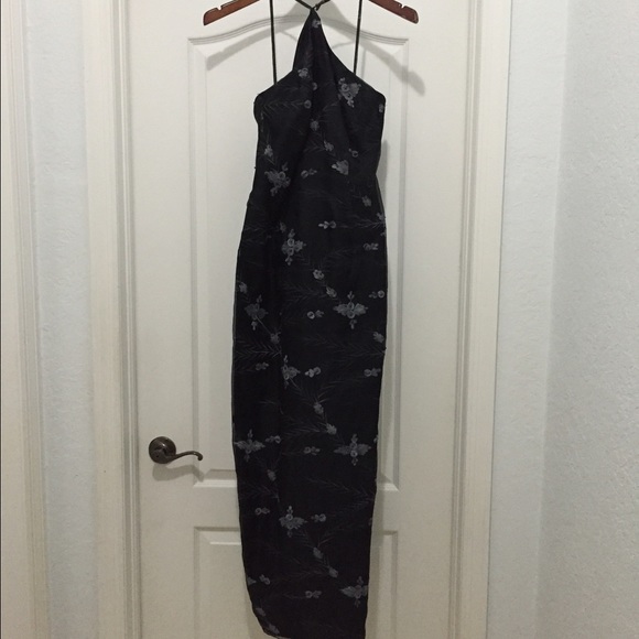 Evening long dress 100% Silk