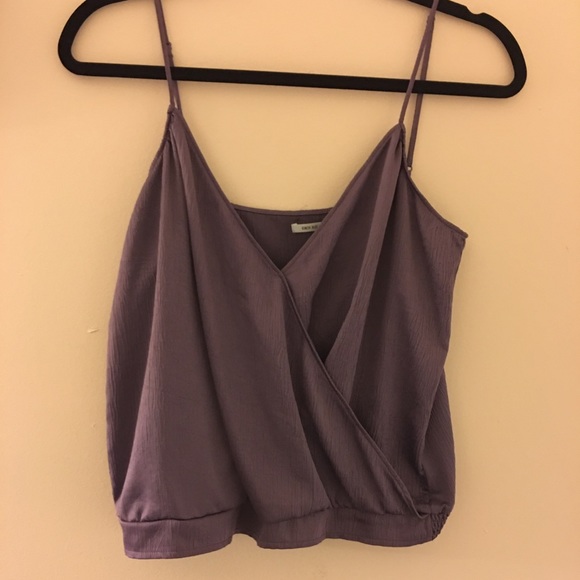 Kimchi Blue Lavender Silk Top