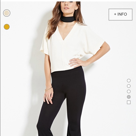 Vneck White Top