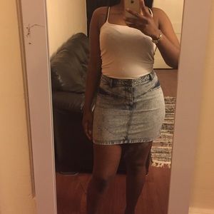 Denim skirt