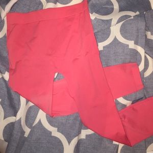 Salmon or Coral color leggings! Donating 3/31/17