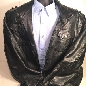 Izod leather jacket