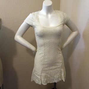 Free People white eyelet lace dress