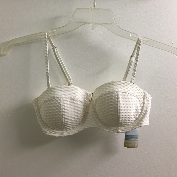 White high waist bikini