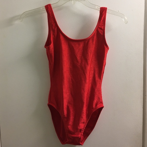 Vintage red one piece
