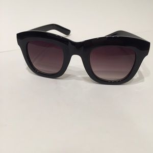 Black retro sunglasses
