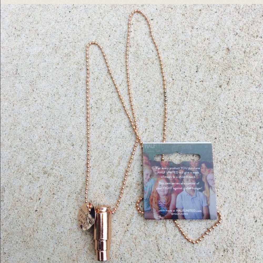 Fighting For Hunger Bullet Necklace - Picture 5 of 5
