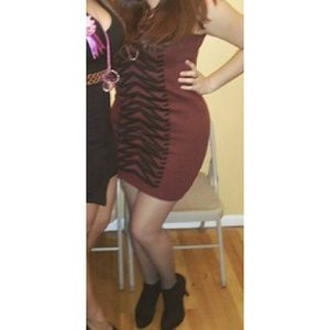 Red Xhilaration Dress Size M