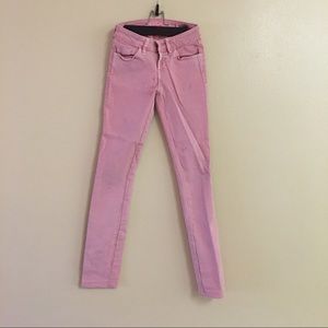 Pink jeans