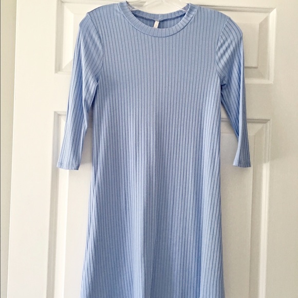 Gorgeous baby blue ribbed tunic/dress! LAST ONE! - Picture 3 of 4