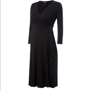 Isabella Oliver Black Maternity Dress