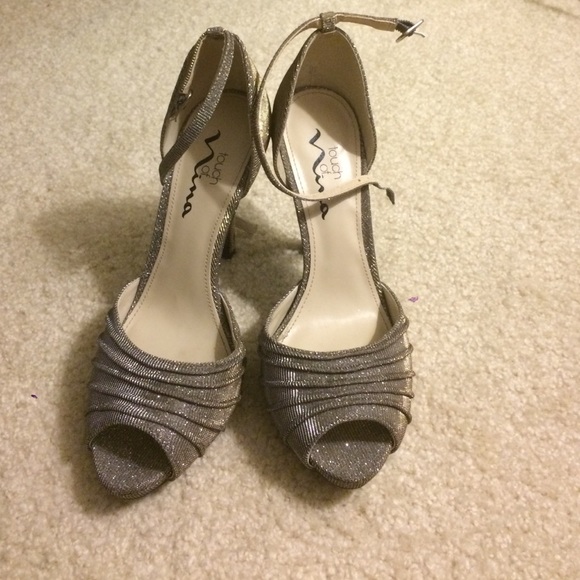 Metallic heels