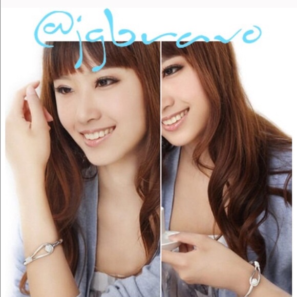 Sterling Silver "925" Rose Bud" Cuff Bracelet. - Picture 3 of 4