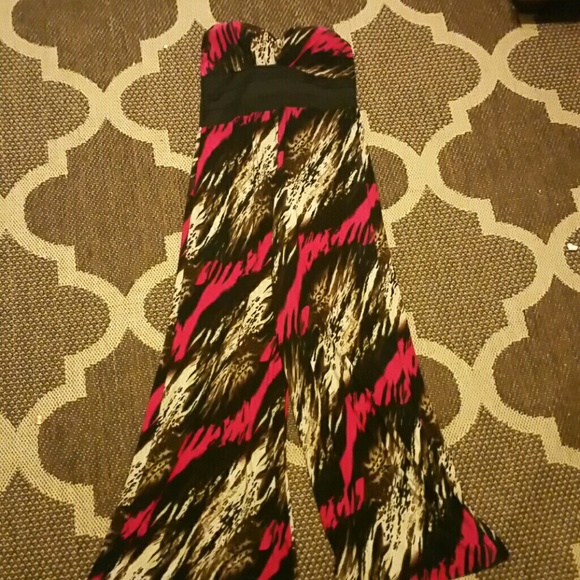 XL One piece strapless jumpsuit