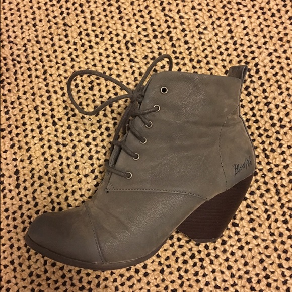 Gray Blowfish booties