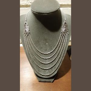 Handmade multi chain necklace