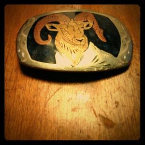 Ram belt buckle