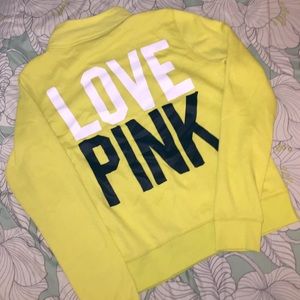 VS PINK Quarter Zip Pullover