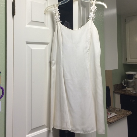 Jessica McClintock ivory white evening dress