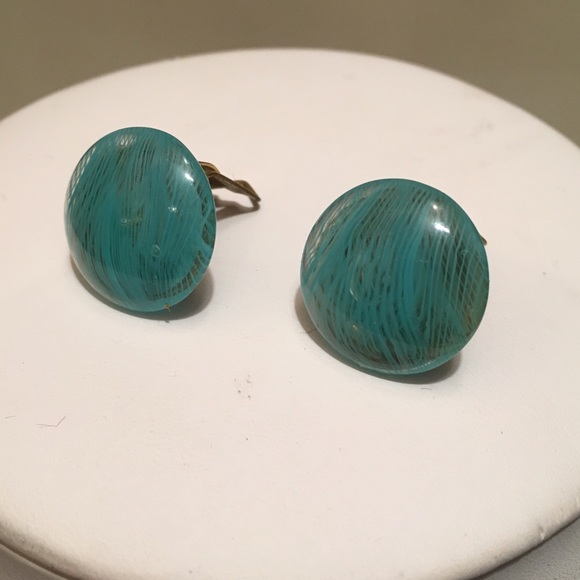 Vintage Murano Glass Clip-on Earrings - Picture 1 of 3