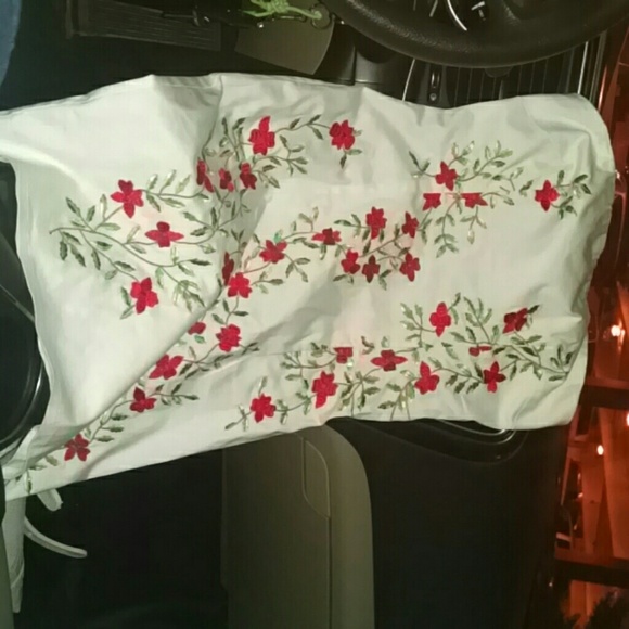 Strapless dress