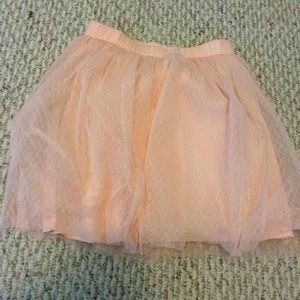 Pink tulle ballerina skirt