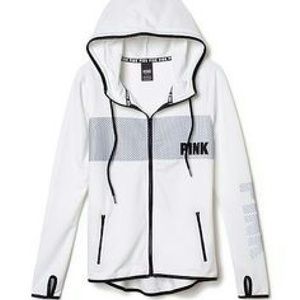 VS Pink white hoodie