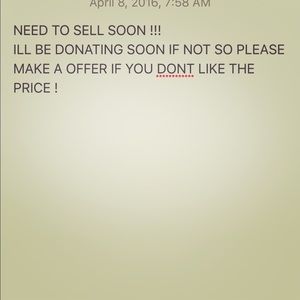 Need to sell!