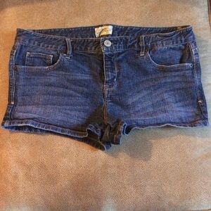 Denim shorts