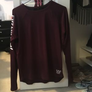 Long sleeve Dri fit top with a mesh back