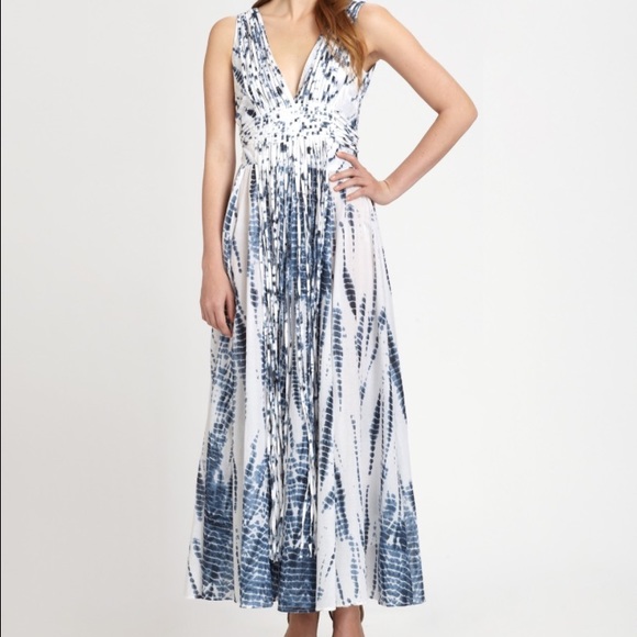 MICHAEL Michael Kors Fringe Weave Maxi Dress
