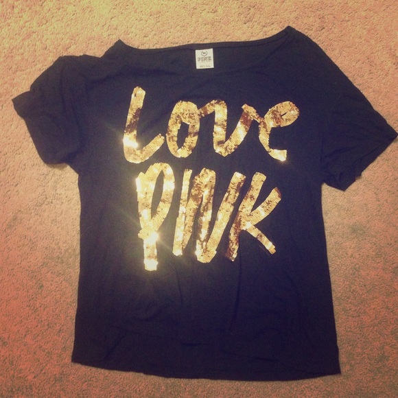 Love pink shirt XS