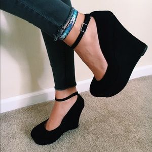 Madden Girl Mary Jane platform wedges