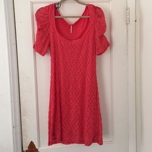 Free People Coral Dress