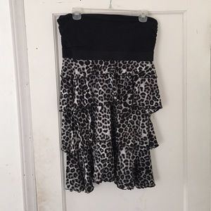 Express Leopard Cheetah Party Dress