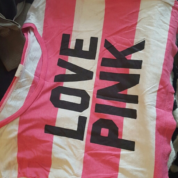 Love pink victoria secret crop top